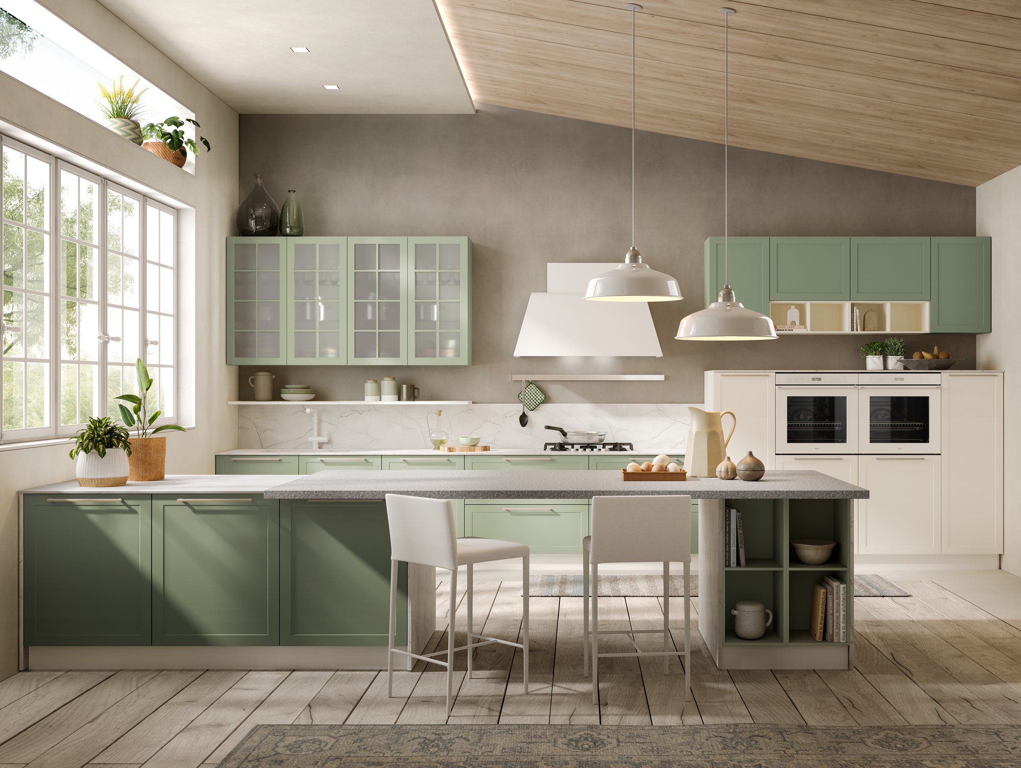 cucina_su_misura_pet_gemma_verde_salvia_classica